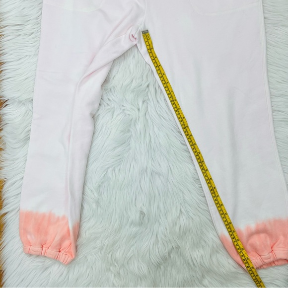 Vineyard Vines Pink White Orange Tie-Dye Joggers Sweatpants Women’s Sz L - Picture 9 of 11